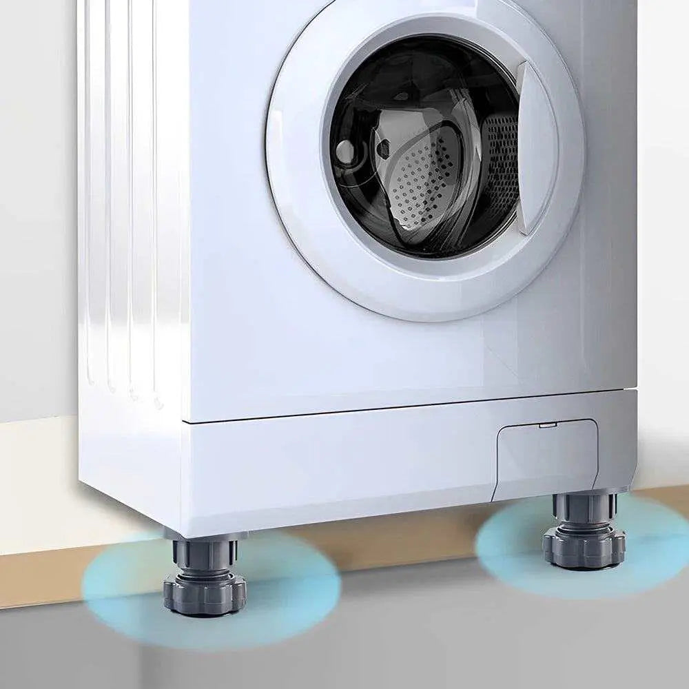 4 Pieces Height Adjustable Washing Machine Stand | Home Essential - Scrollcart Qatar