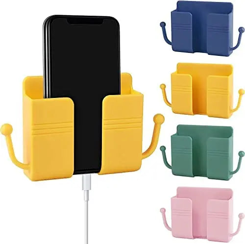 Wall Mounted mobile phone holder - Self Adhesive - Scrollcart Qatar