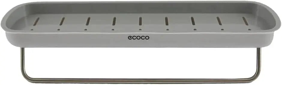 ECOCO Wall Mounted Punch-Free Bathroom Storage Shelf Organizer Scrollcart Qatar 