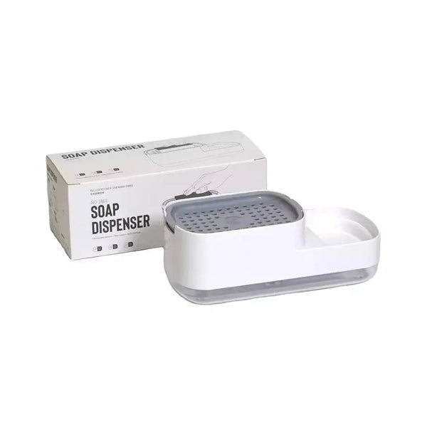 2-in-1 Soap Dispensing Sponge Holder with Scrubber Marhaba international 