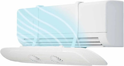 Adjustable AC Deflector with Dual Fan Blades Scrollcart Qatar 