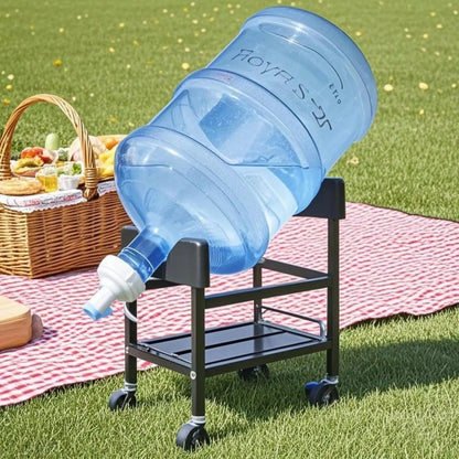 Water Dispenser Stand for Gallon Water Bottle with Locking Wheels Scrollcart Qatar 