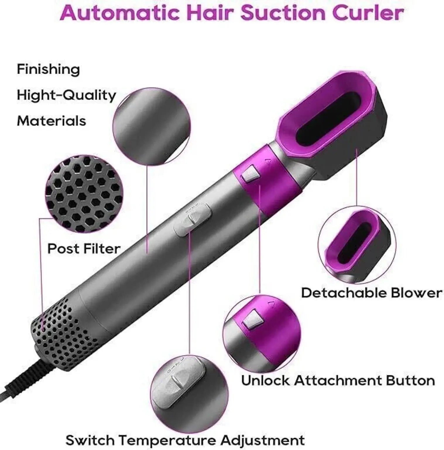 5 In 1 Hair Dryer Brush – Styler & Volumizer Tool Doha Qatar