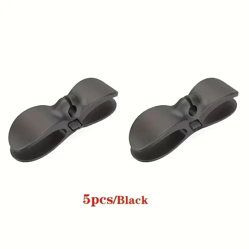 5pc Adhesive Appliance Cable Sorting & Plug Fixing Clips