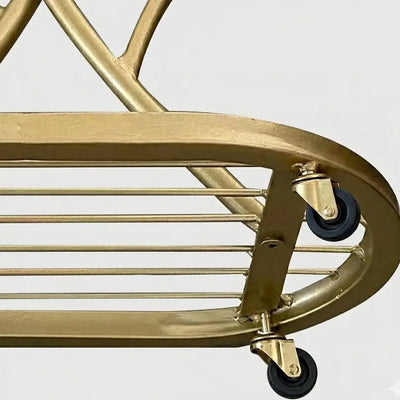 5-Tier Gold Metal Plant Stand Scrollcart Qatar 