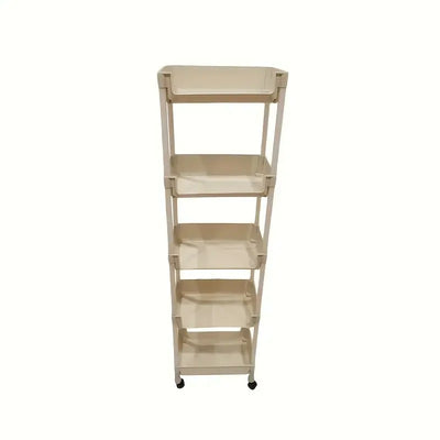 5-Tier Multipurpose Rolling Storage Rack Online Qatar