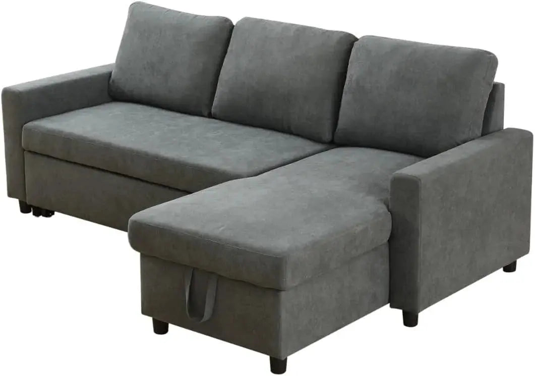 Reversible Chaise Sofa with USB Charger & Storage Masa souq 