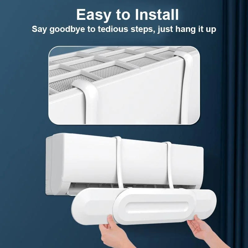 Adjustable Printed AC Wind Deflector Scrollcart Qatar 