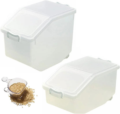 Rice Storage Box with Wheels Scrollcart Qatar 