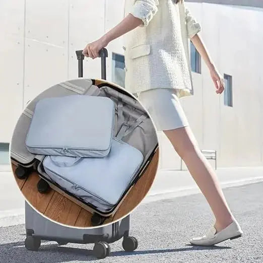 Foldable Luggage Suitcase Organizer-Travel clothes Bag Scrollcart Qatar 