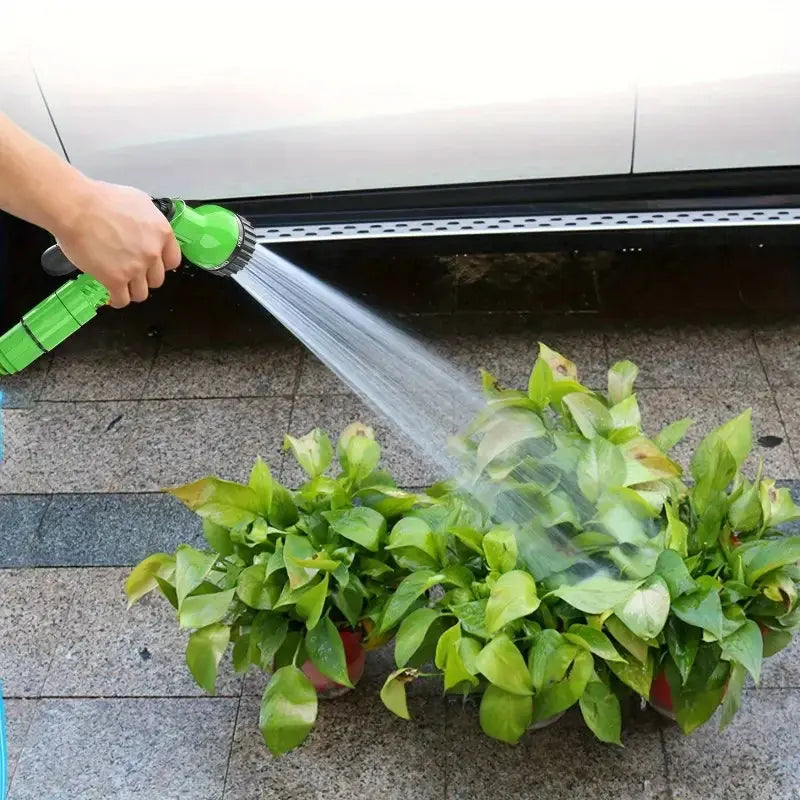 Garden Pipe Hose with Spray Gun set Scrollcart Qatar 
