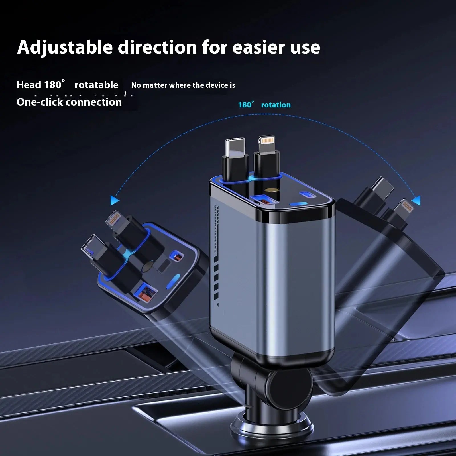 Super Fast CAR Mobile Charger 120 W Scrollcart Qatar 