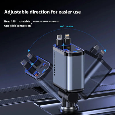 Super Fast CAR Mobile Charger 120 W Scrollcart Qatar 