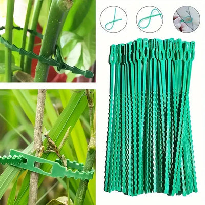 Adjustable Plant Ties – 16.99cm Garden Clips for Supporting Plants, Flowers & Vines Scrollcart Qatar