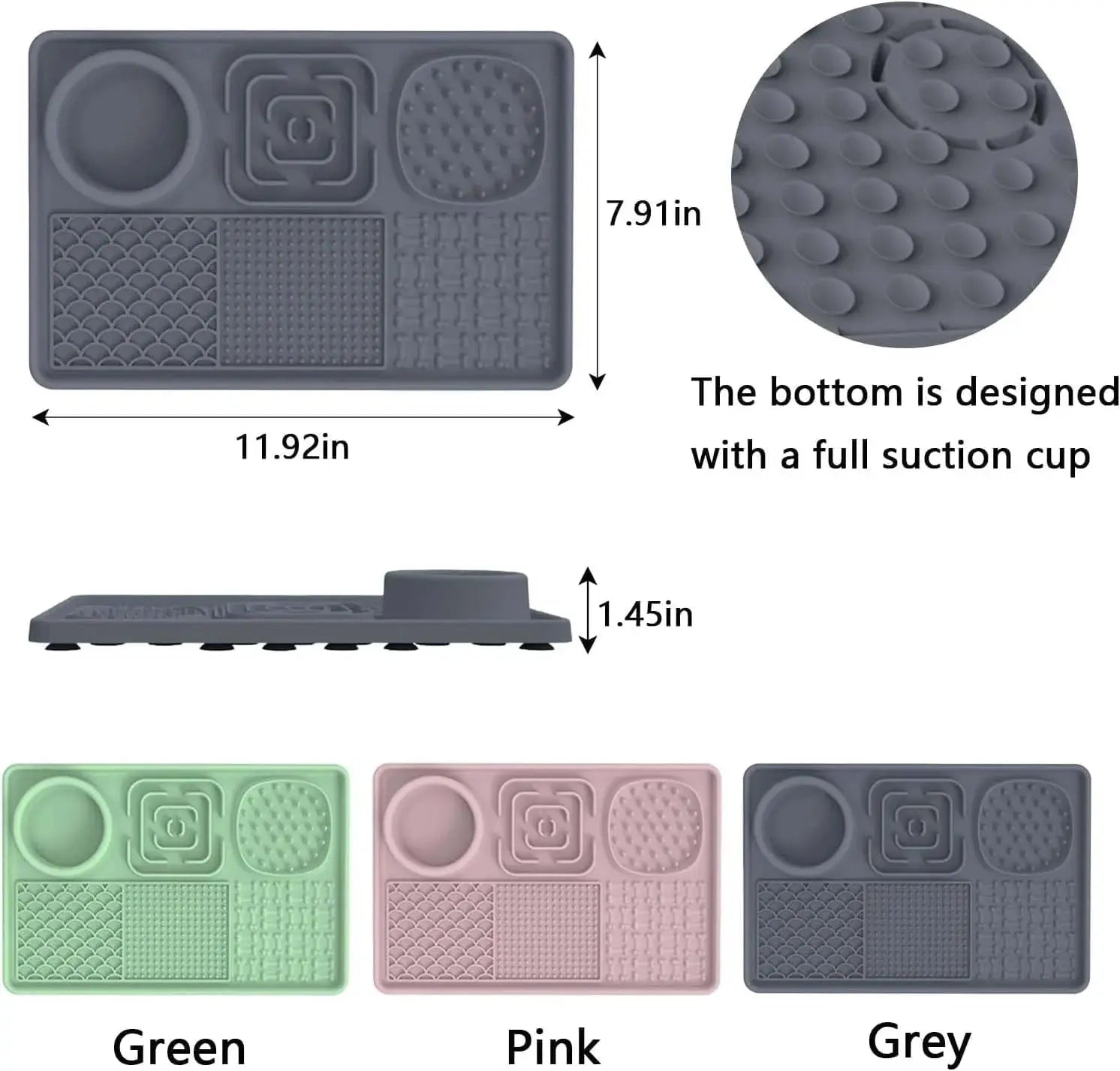 6-In-1 Dog & Cat Feeder Lick Pad & Water Mat Set Scrollcart Qatar 