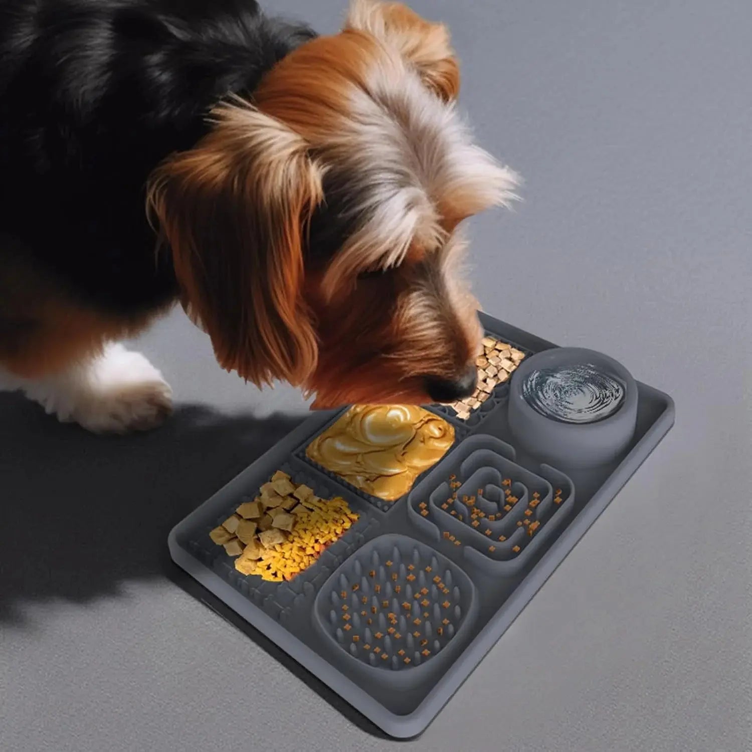 6-In-1 Dog & Cat Feeder Lick Pad & Water Mat Set Scrollcart Qatar 