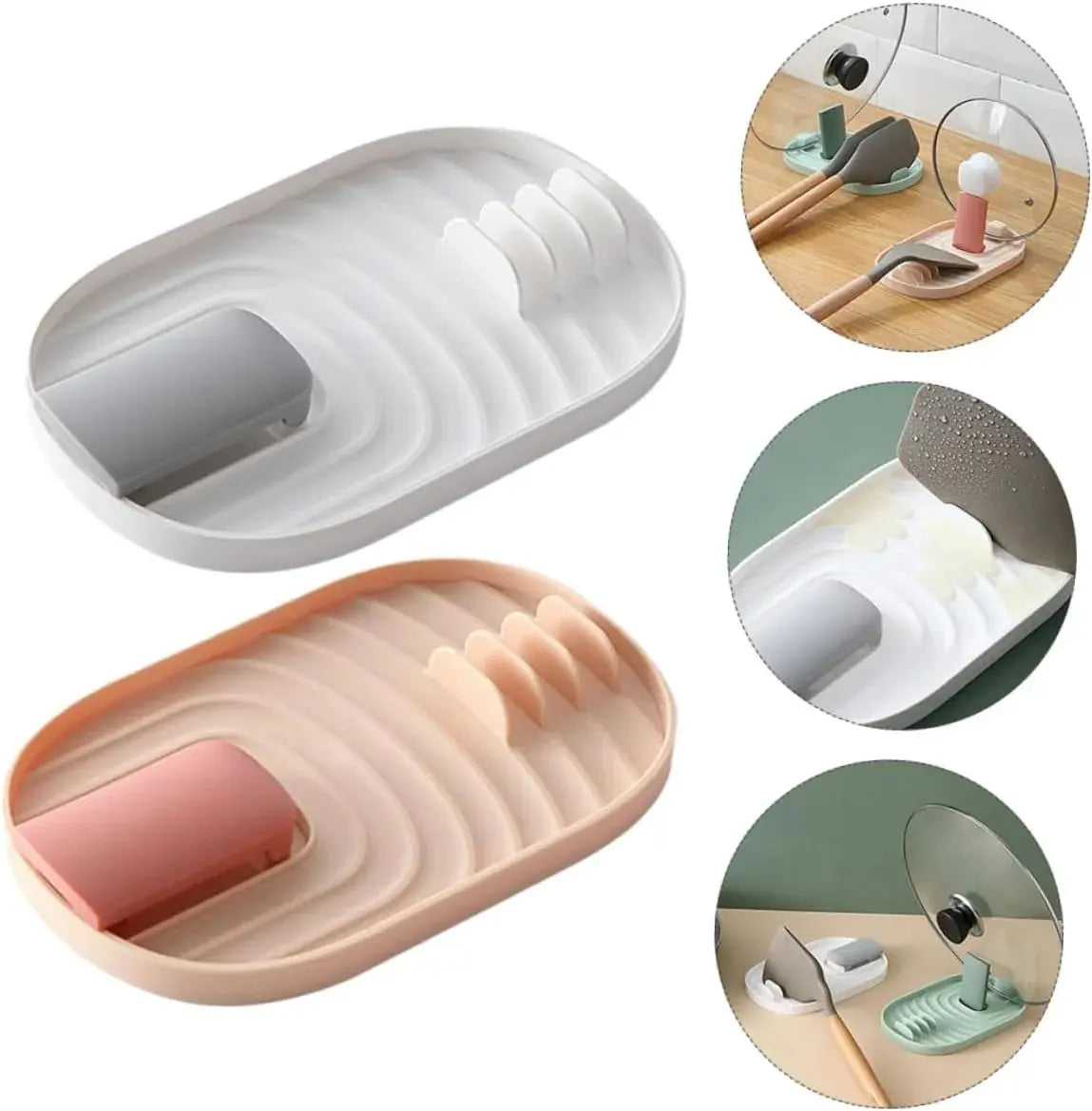 Foldable Pot Lid Rack & utensil Holder Scrollcart Qatar