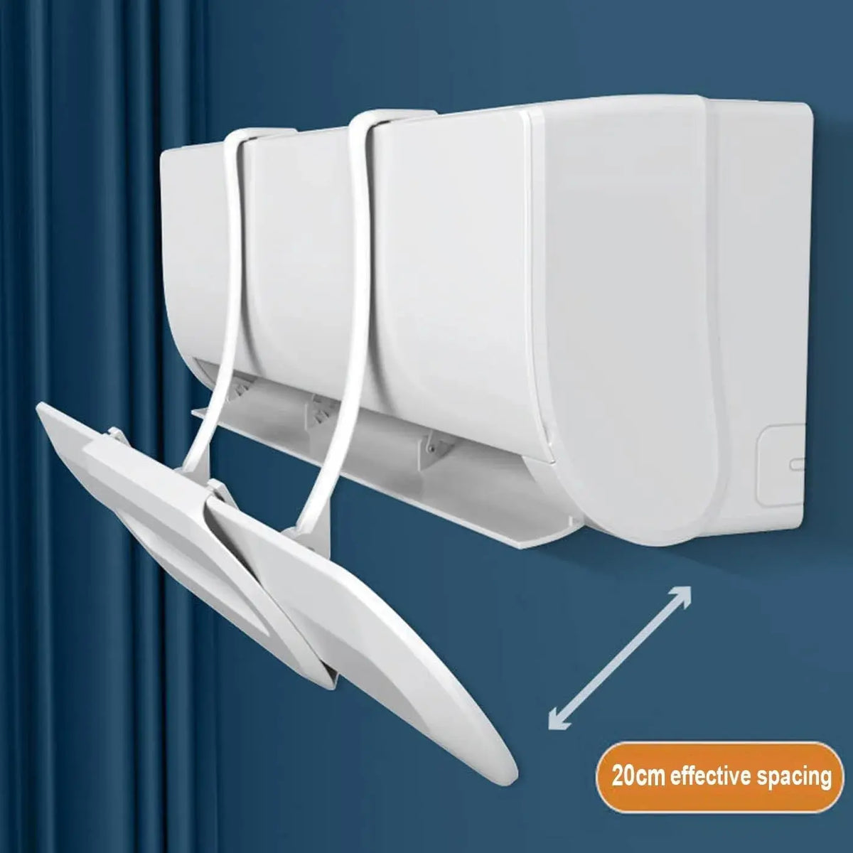 Adjustable Printed AC Wind Deflector-74-97cm Price Qatar