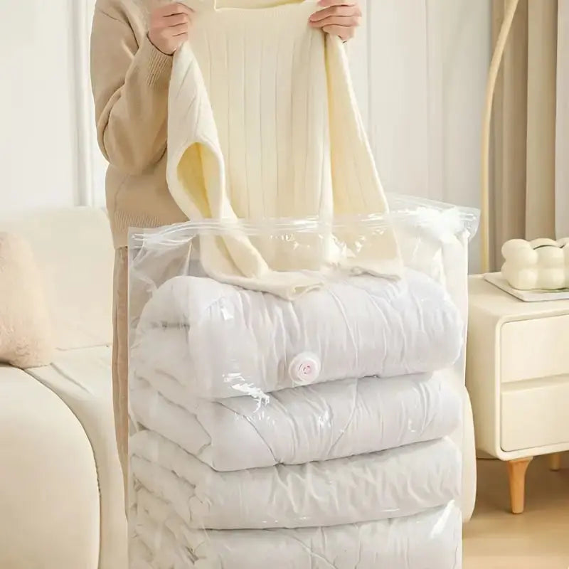 Space-Saving Vacuum Storage Bags for Quilts & Blankets Scrollcart Qatar 