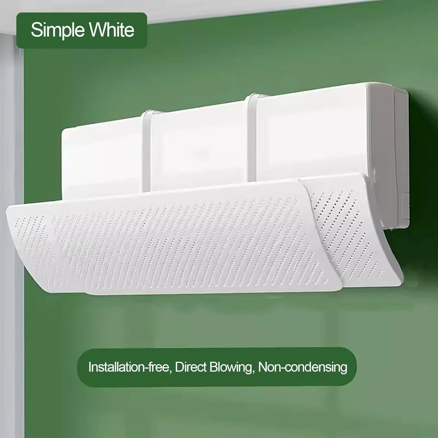 Air Conditioner Deflector - 180° Rotatable Air Guide Scrollcart Qatar 