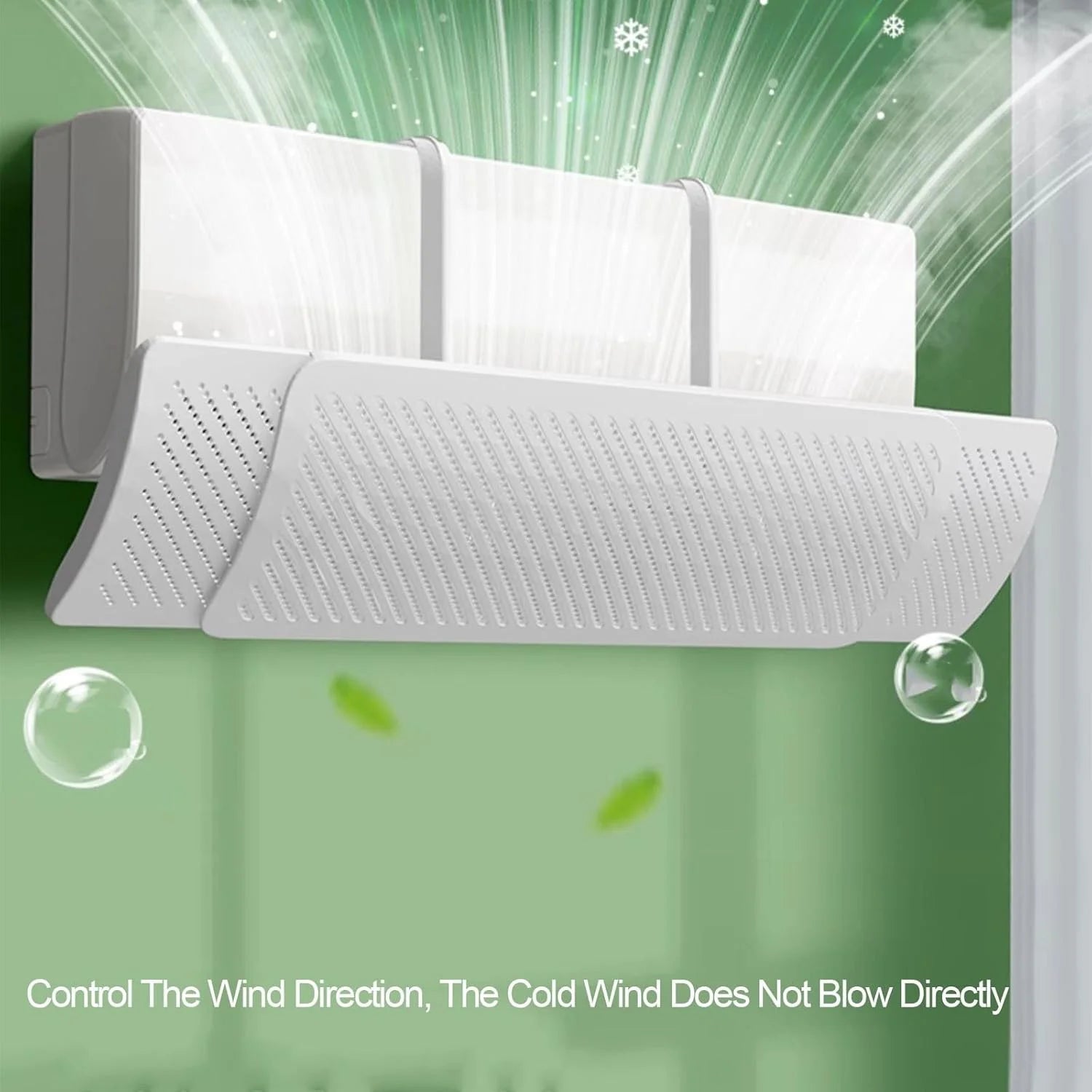 Air Conditioner Deflector - 180° Rotatable Air Guide Scrollcart Qatar 