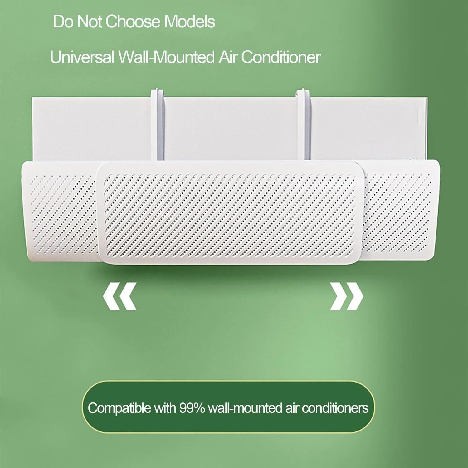 Air Conditioner Deflector - 180° Rotatable Air Guide Scrollcart Qatar 