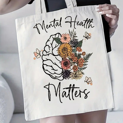 Vintage Printed Tote Bag-Shoulder Bag for Women