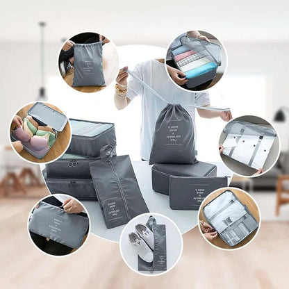 7 pcs Travel  Luggage Organizer Storage Bags Scrollcart Online Shopping Store