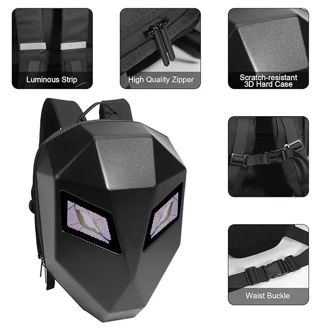 LED Knight Backpack-laptop Bag Scrollcart Qatar 