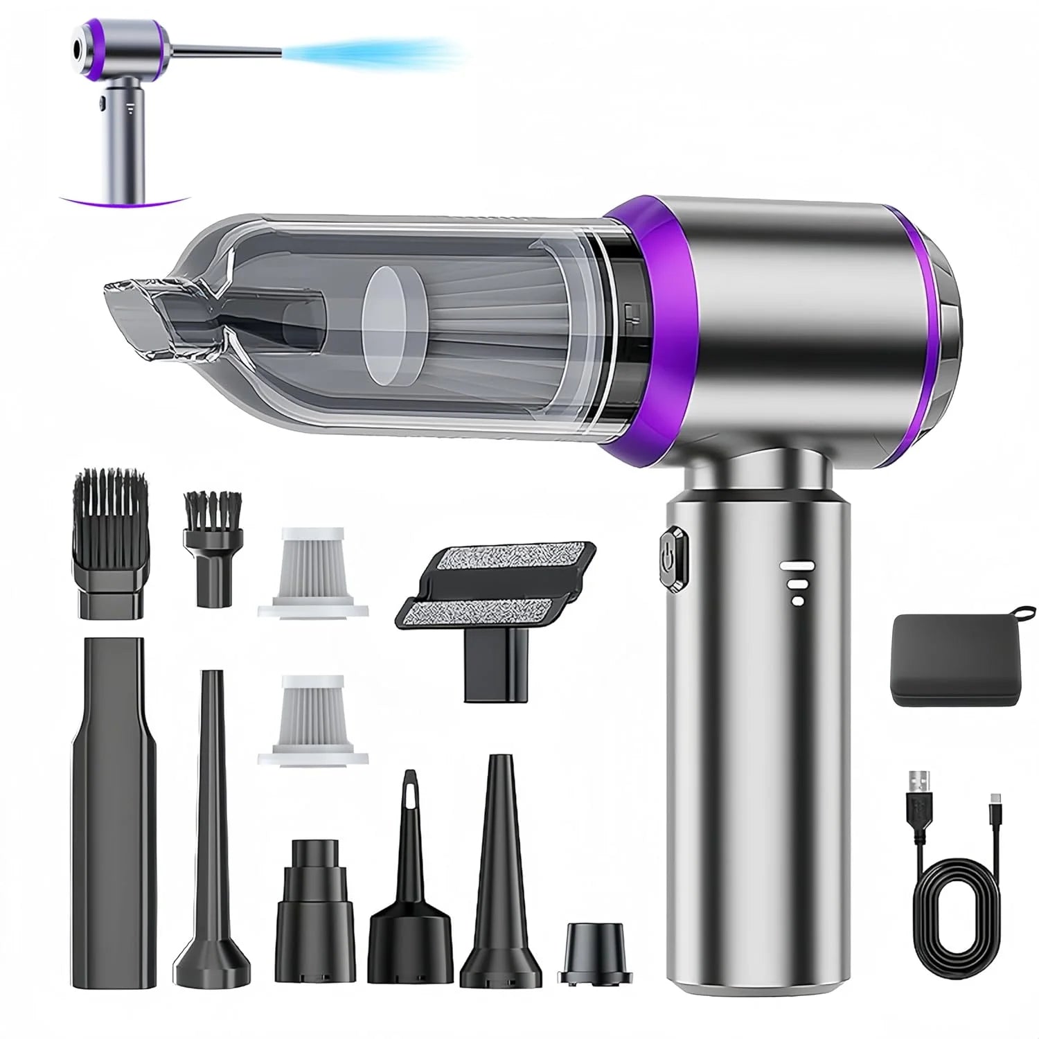 4-in-1 Handheld Car Vacuum Cleaner Scrollcart Qatar 