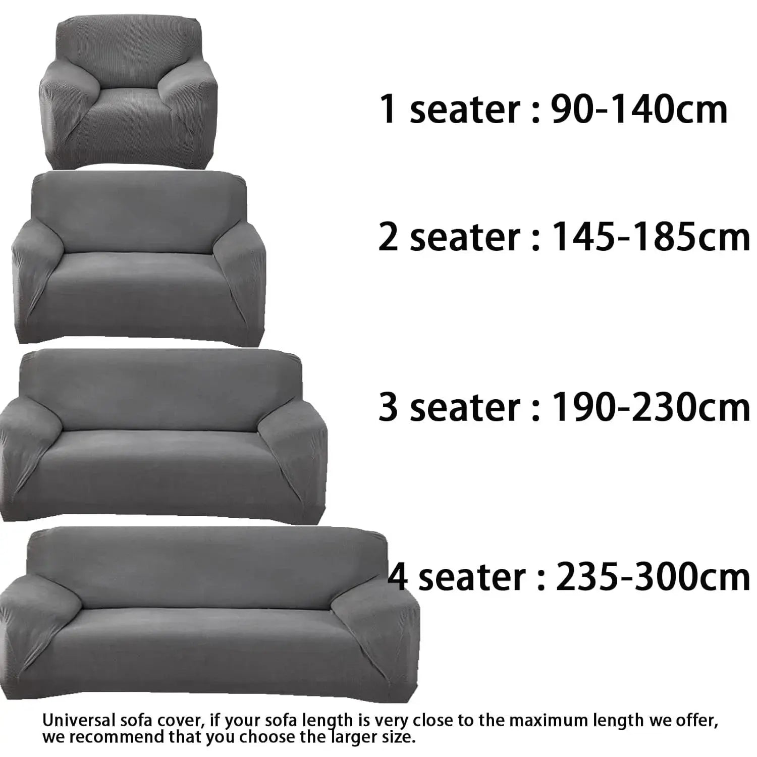 Adjustable Elastic Sofa Cover for L-Shaped & Sectional Sets Scrollcart Qatar 