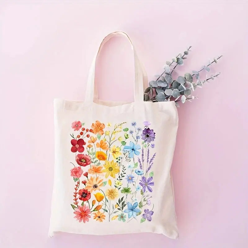 Vintage Printed Tote Bag-Shoulder Bag for Women - Scrollcart Qatar