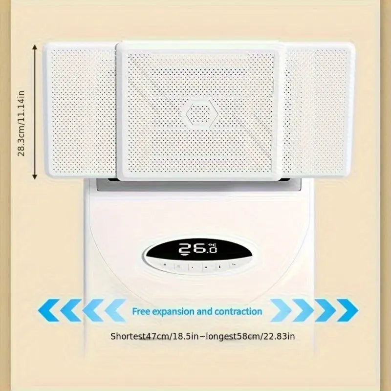 Adjustable AC Wind Deflector guide panel Scrollcart Qatar 