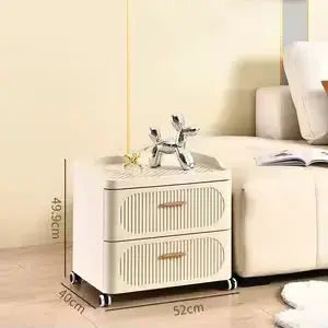 Storage Box & Organizer for Home and Office - Multi-Layer Stackable Drawer Cabinet with Wheels Scrollcart Qatar 