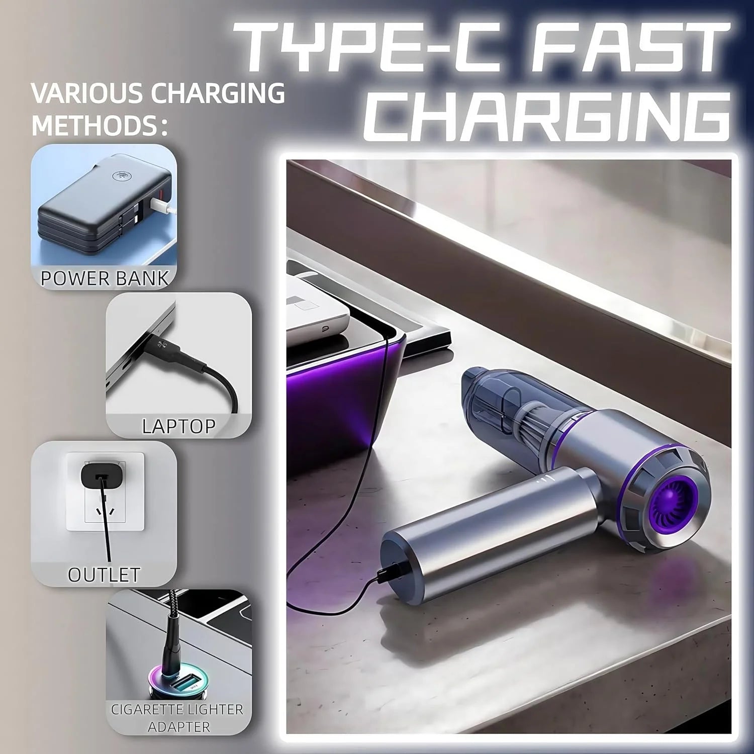 4-in-1 Handheld Car Vacuum Cleaner Scrollcart Qatar 