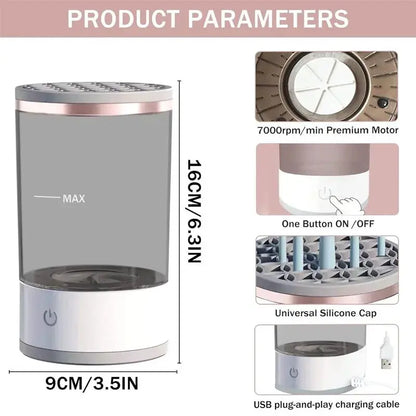 Automatic Electric Portable Makeup Brush Cleaner Machine Alamat Qatar 