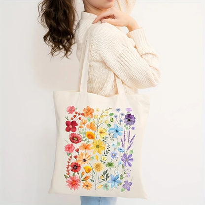 Vintage Printed Tote Bag-Shoulder Bag for Women