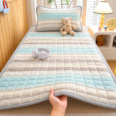 Mattress Topper Cover – Waterproof Bed Sheet Protector with 4-Side Elastic Strap