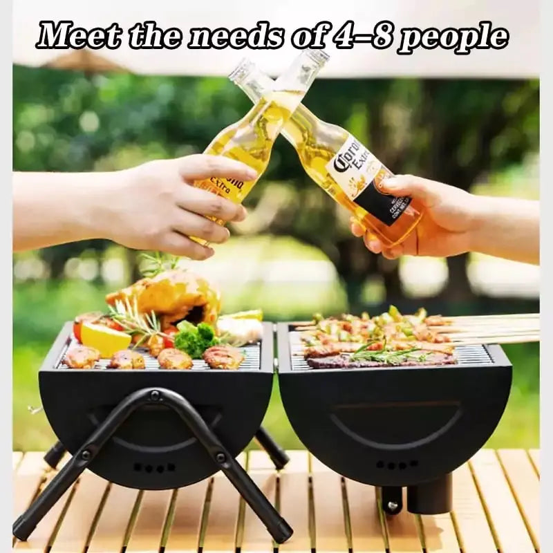 BBQ Grill Portable Charcoal Grill for Outdoor Cooking - Scrollcart Qatar