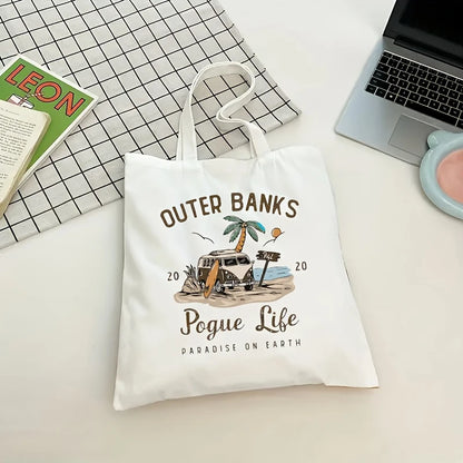 Vintage Printed Tote Bag-Shoulder Bag for Women