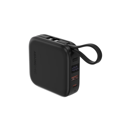 AMAZING THING THUNDER GO 10000mAh POWER BANK  Qatar WITH BUILT-IN 2 USB-C CABLES