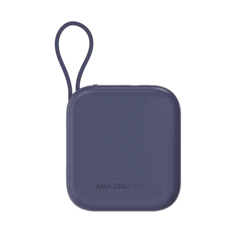 AMAZING THING THUNDER GO 10000mAh POWER BANK WITH BUILT-IN 2 USB-C CABLES