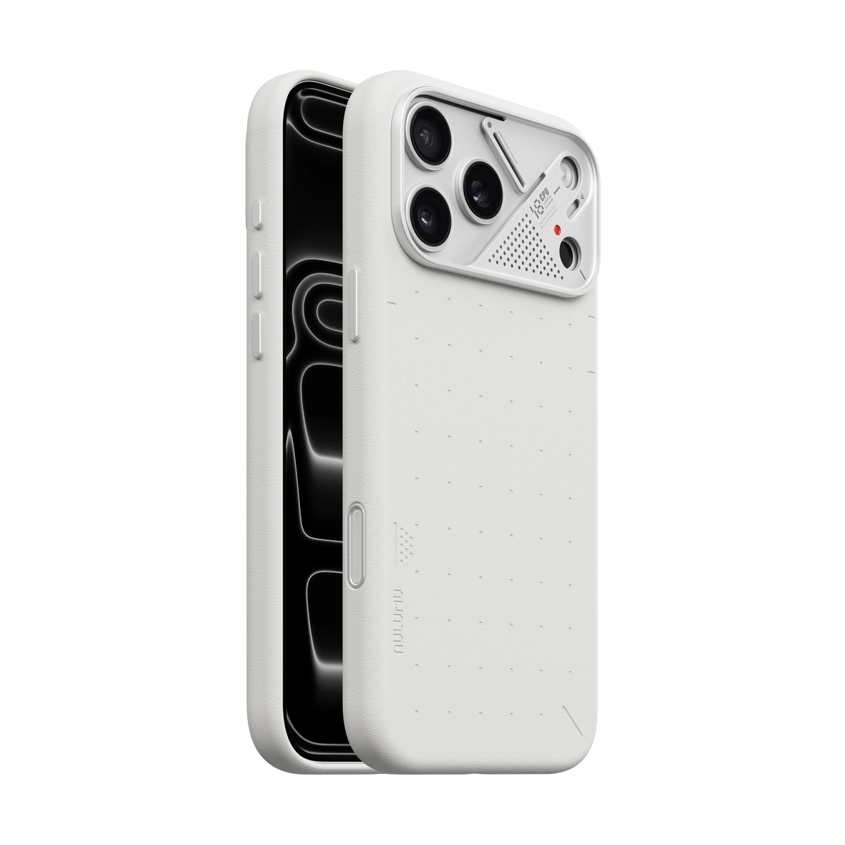 AULUMU A18 Particle Vegan Leather Case for iPhone 18 Pro / Pro Max Scrollcart Qatar 