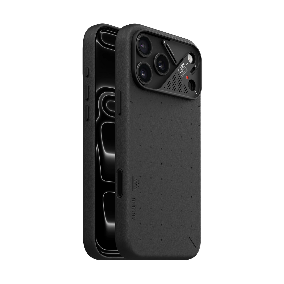 AULUMU A18 Particle Vegan Leather Case for iPhone 18 Pro / Pro Max Scrollcart Qatar 