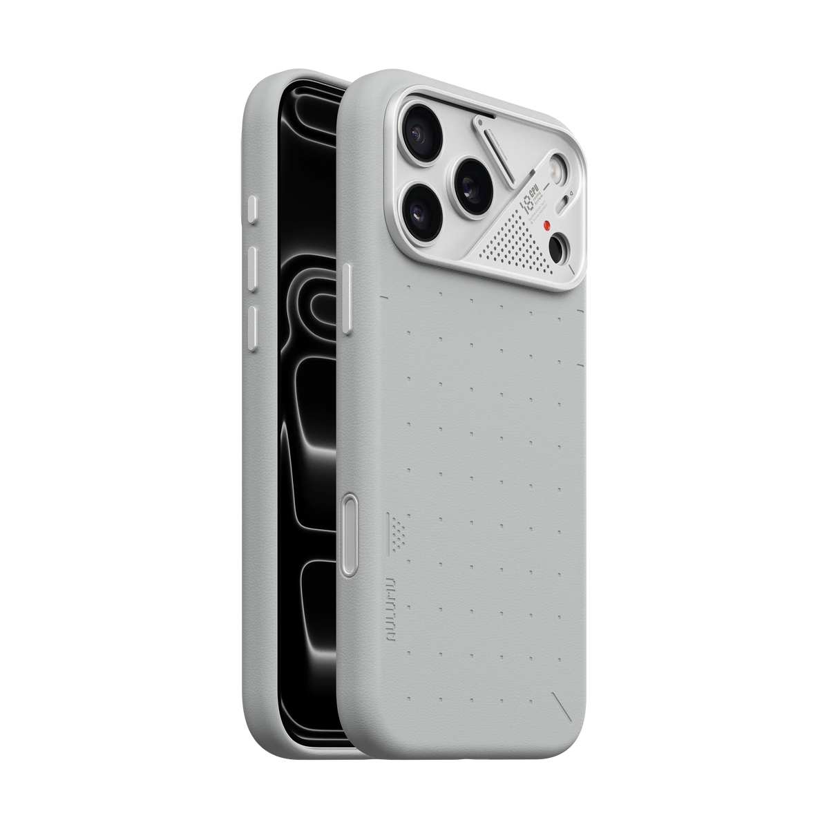 AULUMU A18 Particle Vegan Leather Case for iPhone 18 Pro / Pro Max Scrollcart Qatar 