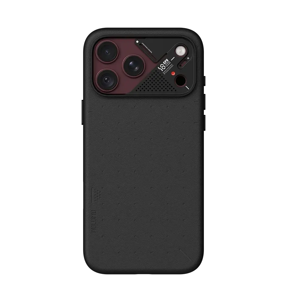 AULUMU A18 Particle Vegan Leather Case for iPhone 18 Pro / Pro Max Scrollcart Qatar 