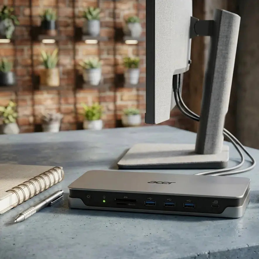 Acer 13-in-1 USB-C Mini-Dock & Notebook Stand – 4K Triple Display, 100W PD Scrollcart Qatar 