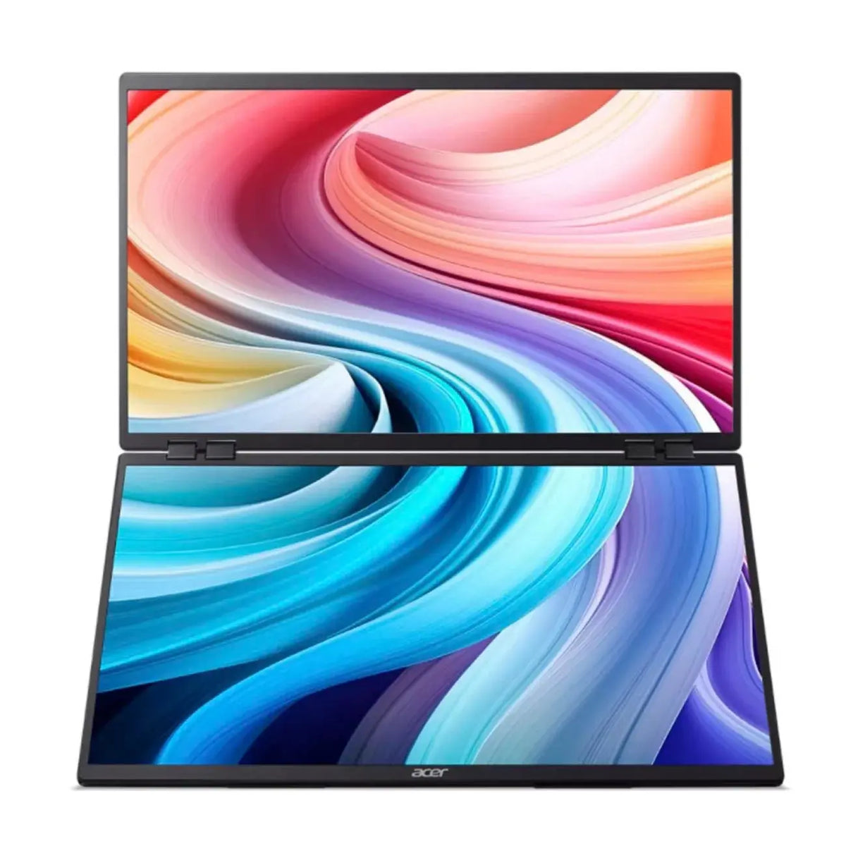 Acer PD243Y Dual-Screen Portable Monitor – 2 × 23.8" FHD IPS, 100Hz Scrollcart Qatar 