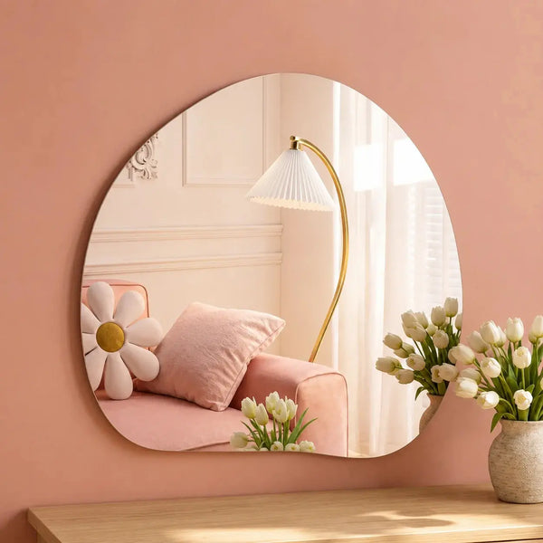 Acrylic Soft Mirror Self-Adhesive Wall Mirror 39×39cm Scrollcart Qatar  Scrollcart Qatar