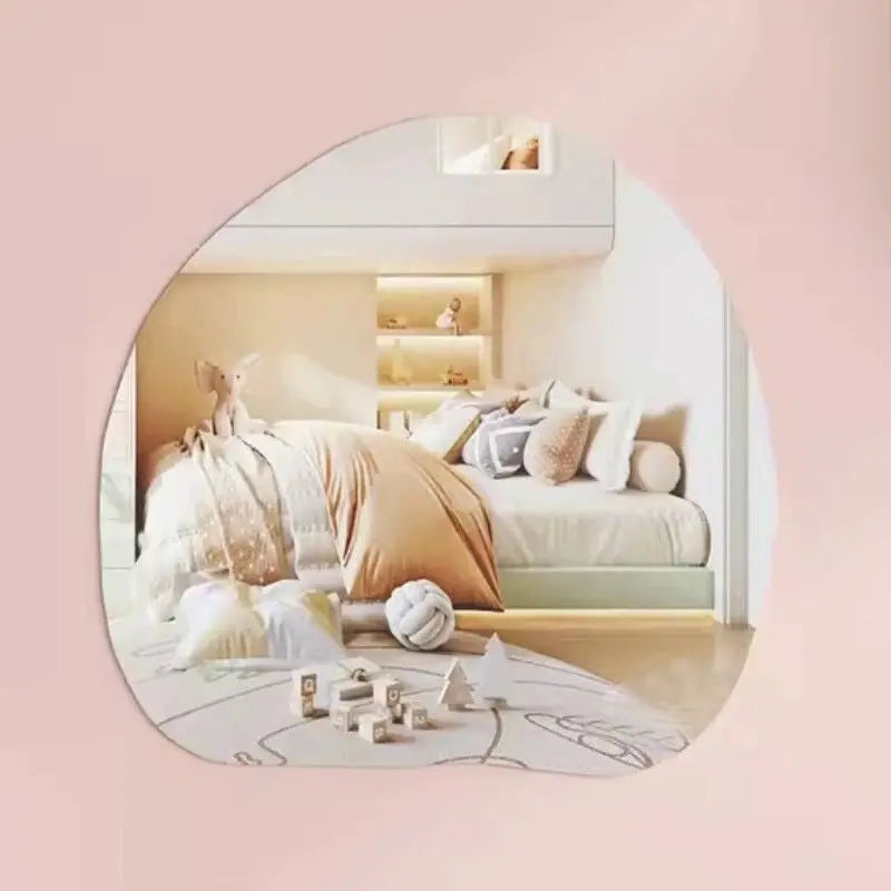 Acrylic Soft Mirror Self-Adhesive Wall Mirror 39×39cm Scrollcart Qatar  Scrollcart Qatar